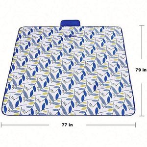 Manta de Picnic Plegable Verde, Ligera, Resistente, a Prueba de Arena, Impermeable, de Poliéster y PVC, para Playa, Camping y Actividades al Aire Libre - Product Image 4