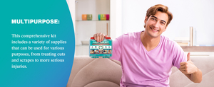 Kit de <span class=keywords><strong>primeros</strong></span> <span class=keywords><strong>auxilios</strong></span> médico de emergencia de 110 piezas, <span class=keywords><strong>caja</strong></span> de botiquín de <span class=keywords><strong>primeros</strong></span> <span class=keywords><strong>auxilios</strong></span> compacta para vehículo de viaje, Kit de ayuda para acampar - Product Image 6