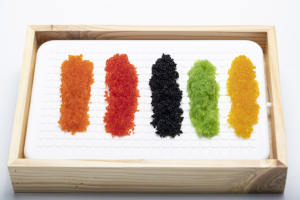 Uova di Caviale Nero Congelate Ebiko, Pronte da Mangiare, Certificato Giapponese, 1 Kg - Vendita all'Ingrosso in Sacchetti e Scatole - Product Image 5