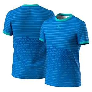 T-Shirt da <span class=keywords><strong>Uomo</strong></span> di Alta Qualità OEM, Produttori Cinesi di <span class=keywords><strong>Abbigliamento</strong></span>, Maglietta a Righe Classica con Collo Tondo - Product Image 1