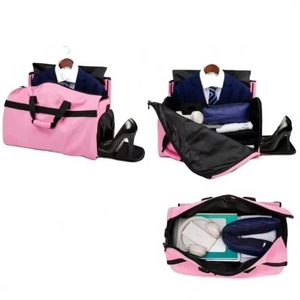 Sacs de transport pour vêtements BSCI, personnalisables avec logo, 2-en-1, suspendus, avec fermeture éclair, imperméables et pliables - Product Image 4
