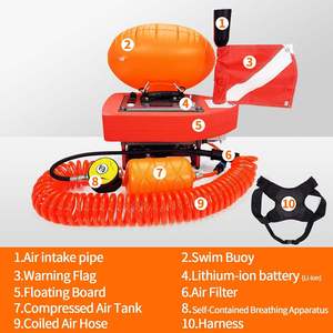 Portable Underwater Breathing Hookah Scuba Air <strong>Compressor</strong> <strong>Dive</strong> Ventilator System Set Oxygen Tankless Tank Breath Diving Diving - Product Image 6