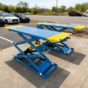 हॉट बिक्री 4000 किलोग्राम 1.8 मीटर ऑटो लिफ्ट प्लेटफॉर्म हाइड्रोलिक कैंची गैरेज के लिए हाइड्रोलिक कैंची कार लिफ्ट या जमीन में wrksaar कार पार्किंग लिटर - Product Image 5