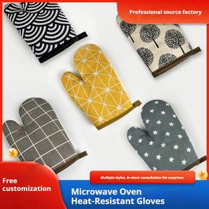 Guantes Resistentes al Calor <span class=keywords><strong>de</strong></span> Algodón y Lino <span class=keywords><strong>de</strong></span> Calidad para Hornear en Horno y Microondas <span class=keywords><strong>de</strong></span> Forma Segura y Protección Diaria en la <span class=keywords><strong>Cocina</strong></span> - Product Image 6