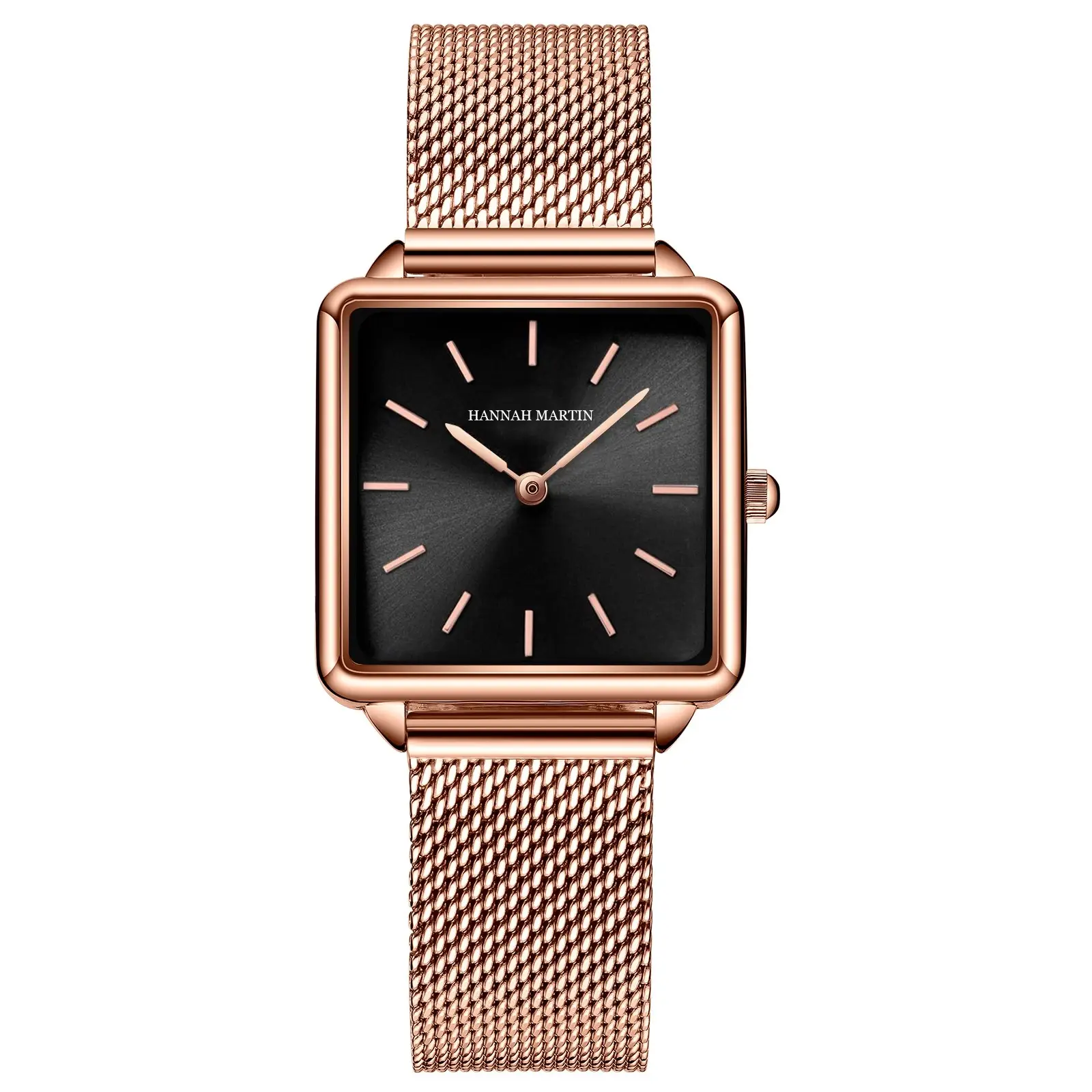 Brand high quality square face dial lady quartz watch for women dress