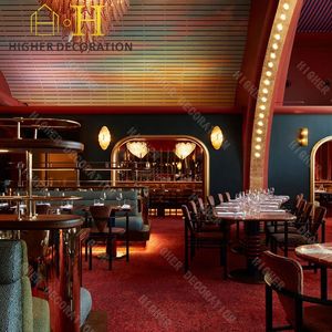 <span class=keywords><strong>Comptoir</strong></span> de présentation de nourriture de porte en verre de qualité commerciale de meubles de restaurant chinois de luxe de style parisien - Product Image 1