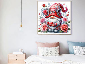 Noël bricolage diamant Art Kit père noël plein perles imprimé <span class=keywords><strong>Portrait</strong></span> sur tissu pour adultes carré Doz <span class=keywords><strong>peinture</strong></span> - Product Image 2