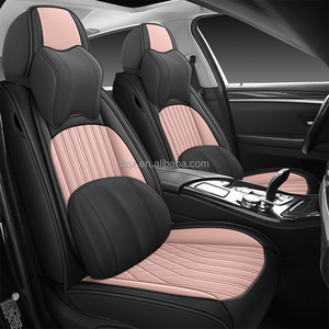 Coprisedili Auto in Pelle Durevole, Set Completo Universale per 5 Posti, Compatibile con <span class=keywords><strong>Nissan</strong></span> <span class=keywords><strong>Qashqai</strong></span>, Rogue, Altima, Ariya, Kicks, Resistenti ai Graffi - Product Image 3