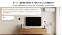 Hub Inteligente Zigbee Tres en Uno con Interfaz USB Tipo-C, Control Remoto Universal IR, Monitoreo de Temperatura y Humedad, Alarma