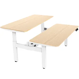 Mesa de pé para sentar/mesas de escritório ergonômicas elétricas/quadro ajustável
