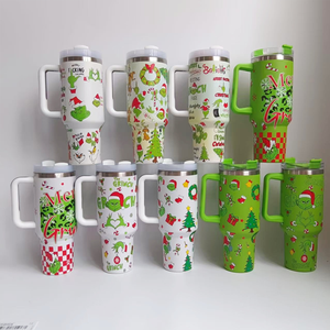 Vaso Térmico de Acero Inoxidable de 40oz con Diseño de Personajes de K-Pop (Rumi, Mira, Zoey), Gran Capacidad, para Viajes, con Asa - Product Image 4