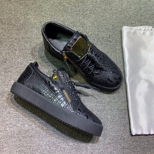 Zapatillas <span class=keywords><strong>de</strong></span> Lujo <span class=keywords><strong>de</strong></span> Alta Calidad para Hombre, Zapatos Casuales <span class=keywords><strong>de</strong></span> Cuero Genuino para Mujer, Marca GZ, Zapatos Deportivos <span class=keywords><strong>de</strong></span> Tenis, Mocasines con Cierre, Tallas 35-48 0637 - Product Image 1