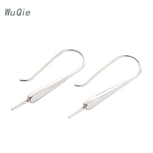 Wuqie Đơn Giản Bạc Earring <span class=keywords><strong>Hooks</strong></span> Đối Với Trang Sức Làm Người Phụ Nữ DIY Móc Cài Bông Tai Phát Hiện - Product Image 1