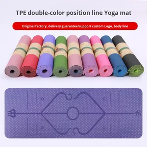 <span class=keywords><strong>Tapis</strong></span> <span class=keywords><strong>de</strong></span> <span class=keywords><strong>yoga</strong></span> TPE double face anti-déchirure, <span class=keywords><strong>ultra</strong></span> léger, pour la maison, la gym, le <span class=keywords><strong>yoga</strong></span> et le Pilates - Product Image 2