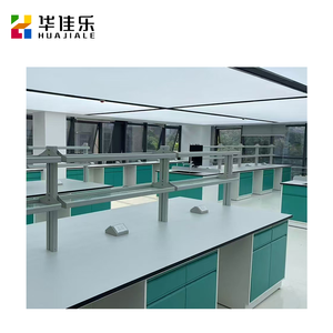 Huajiale, venta al por mayor, banco de trabajo de purificación de laboratorio laminado HPL, banco de trabajo de laboratorio de resistencia química - Product Image 1