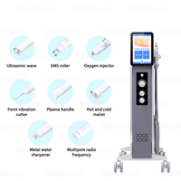 Vente flash - Machine d'hydrodermabrasion - Aqua peeling - Nettoyage en profondeur de la peau - Soins du visage - Raffermissement de la peau - Pulvérisation d'oxygène - Élimination des rides
