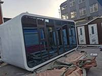 Nouvelle maison préfabriquée modulaire mobile de 20FT 40FT avec balcon et escalier, en conteneur assemblé