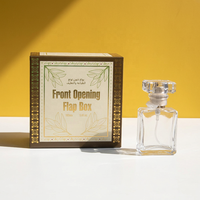 Boîte rigide magnétique pour parfums du fabricant d'origine avec mousse EVA, design d'emballage pour flacons d'huile de parfum Oud de 1,7 oz et 3,4 oz