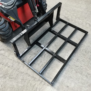 Accessoire de nivellement et de défrichage hydraulique pour <span class=keywords><strong>mini</strong></span>-chargeuse, niveleur de terrain, décapeur, pompe à engrenages universelle à attache rapide pour travaux lourds - Product Image 6