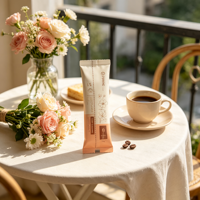 Sachet de café en poudre personnalisé imprimé en héliogravure, résistant à l'humidité, avec fermeture arrière, en feuille d'aluminium de qualité alimentaire, type oreiller, pour la vente en gros