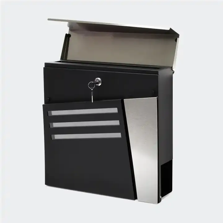 Hot sales outdoor stainless steel panel mailbox with high-capacity mailbox