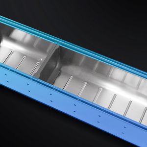 Cestas extraíbles de acero inoxidable de diseño moderno para gabinetes de cocina, para hoteles para almacenar tenedores y cucharas - Product Image 1