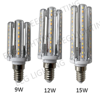 Ampoule sans ombre maïs lumière E14 E27 9w 12w 15w LED 220V cour maïs lumière remplacer 120W lampe halogène