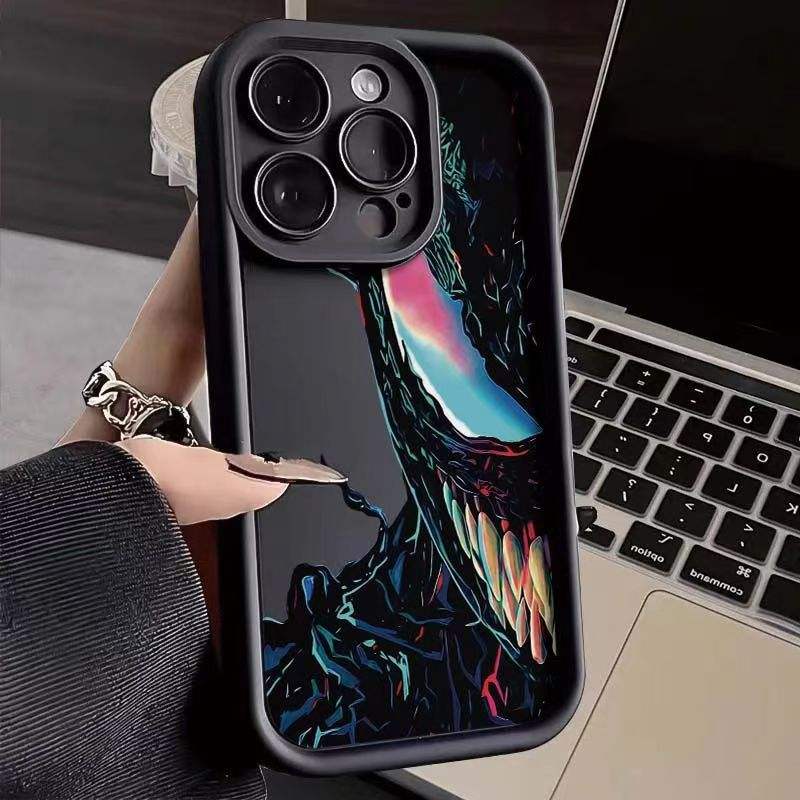 Venom Led Case For Iphone 12 Marvel Venom Spiderman Phone Case For