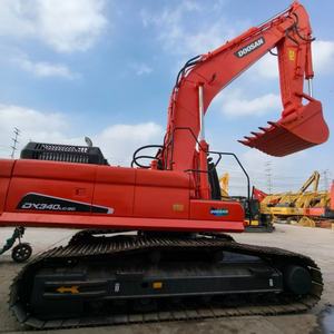 Originale di seconda mano Doosan DX340LC escavatore comodo cabina Video disponibile a basse ore ideale per la costruzione e movimento terra - Product Image 1