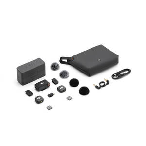 Micrófono Dinámico de Mano DJI Mic 3 con Tipo <span class=keywords><strong>C</strong></span>, 2 TX + 1 RX + Estuche de Carga, Capacidad 4TX + 8RX y Salida de Cuatro Canales - Product Image 5