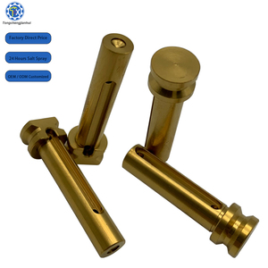 Service de fraisage CNC de précision personnalisé certifié ISO, goupille creuse <span class=keywords><strong>micro</strong></span>-usinée en zinc/laiton - Product Image 2