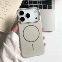 Neue Farbige Magnetische Handyhülle für iPhone 17 11 12 13 14 15 16 Pro Max Plus Matt Ultradünne Harte PC Stoßfeste Schutzhülle
