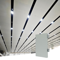 Panneau mural extérieur en aluminium alvéolaire ignifuge PVDF pour façade continue commerciale