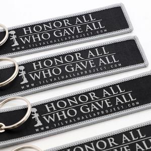 Custom Embroidered Fabric Keychain for Veteran <b>Memorial</b> Community Events <b>Gifts</b> - Product Image 3