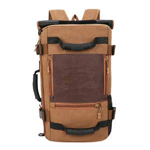 BANGE - Mochila de Senderismo de Lona para Hombre, Multifuncional, con Cierre, de Gran Capacidad (20-35L), para Montañismo, en Oferta - Product Image 1