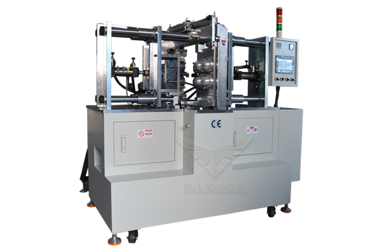 How to Weld Perforated Wiffle Balls Horizontal Automatic Hot Plate Plastic Welder Pickle Balls Welding Machine