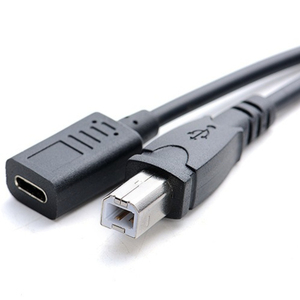 Câble adaptateur de données USB C femelle vers USB B mâle pour Android, pour <span class=keywords><strong>disque</strong></span> <span class=keywords><strong>dur</strong></span> externe, imprimante, scanner - Product Image 3