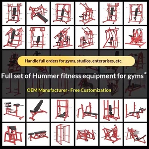 Equipo de Gimnasio Hummer OEM, Máquina de Entrenamiento de Fuerza Comercial, Press de Pecho, Polea Alta/Baja, Sentadillas, Entrenamiento de Piernas, Serie 900 de Acero - Product Image 4