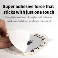 Saijzek Piège à insectes LED Lumière UV Attrayant Piège à mouches Insectes Puces Moth Gnat Pièges Moustiques Sticky Board Électronique Insect Zapper