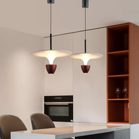 ECOJAS – petit lustre moderne minimaliste américain, lumière de luxe, décoration, restaurant, bar, plafonnier créatif, soucoupe volante