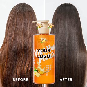 Shampoo au gingembre en marque privée pour la croissance des cheveux, anti-chute, lissage et nutrition du <span class=keywords><strong>cuir</strong></span> <span class=keywords><strong>chevelu</strong></span> avec des extraits naturels - Product Image 1