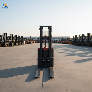 Transpallet Elettrico HaoRun Factory CDD20 2 Tonnellate 48V32AH Batteria Piombo-Acido Montante a Due Stadi 1150mm Forche Pneumatici PU Magazzino 850mm - Product Image 5