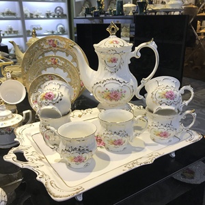 Juego de Té y Café con Diseño de Flores en Relieve Estilo Europeo, Personalizado y al por Mayor - Product Image 5