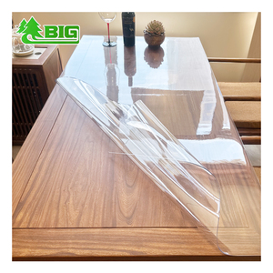 יריעת ויניל <span class=keywords><strong>PVC</strong></span> שקופה מלבנית של בוליגאו, פלסטיק שקוף עם מראה שקוף קריסטלי - Product Image 3