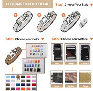 Collares de Adiestramiento Táctico Ajustables para Perros de Alta Calidad, <span class=keywords><strong>Collar</strong></span> de Nailon Reflectante con Logotipo Personalizado y Espacio para AirTag - Product Image 6