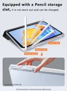 <span class=keywords><strong>Funda</strong></span> Plegable en Forma de Y SYX para Tablet <span class=keywords><strong>iPad</strong></span> 9.7/<span class=keywords><strong>10.2</strong></span>/10.5/10.9/11/12.9/13 Pulgadas, <span class=keywords><strong>Funda</strong></span> Transparente con Ranura para Lápiz - Product Image 5