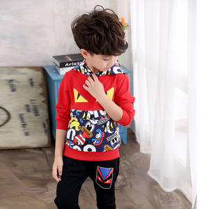 Ensemble de vêtements pour enfants en gros, pantalon et sweat-shirt avec imprimé - Product Image 2