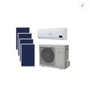 Climatiseur <span class=keywords><strong>solaire</strong></span> hybride hors réseau/sur réseau, panneaux en silicium monocristallin, contrôleur MPPT, batterie lithium-ion, refroidissement et <span class=keywords><strong>chauffage</strong></span> AC/DC pour la maison - Product Image 1