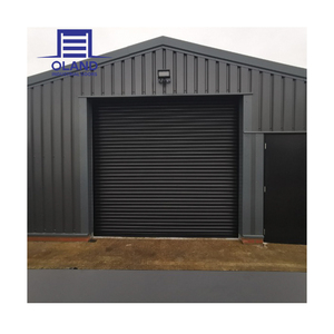 Portes <span class=keywords><strong>de</strong></span> <span class=keywords><strong>garage</strong></span> automatiques électriques ignifugées UL <span class=keywords><strong>de</strong></span> haute qualité, portes à enroulement en acier galvanisé résistant aux ouragans pour sortie - Product Image 5