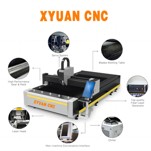 ผู้ผลิตเครื่องตัดเลเซอร์ เครื่องตัดเหล็ก เครื่องตัดเลเซอร์ CNC 1000w เครื่องตัดเลเซอร์เหล็ก 1000w - Product Image 1